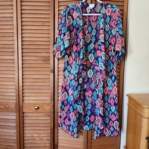 Colorful Geometric Pattern Kimono